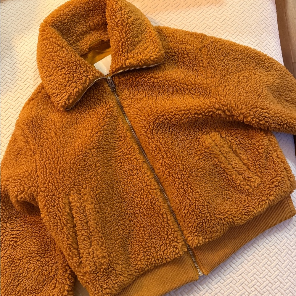 Wilfred Teddy Jacket in Tan